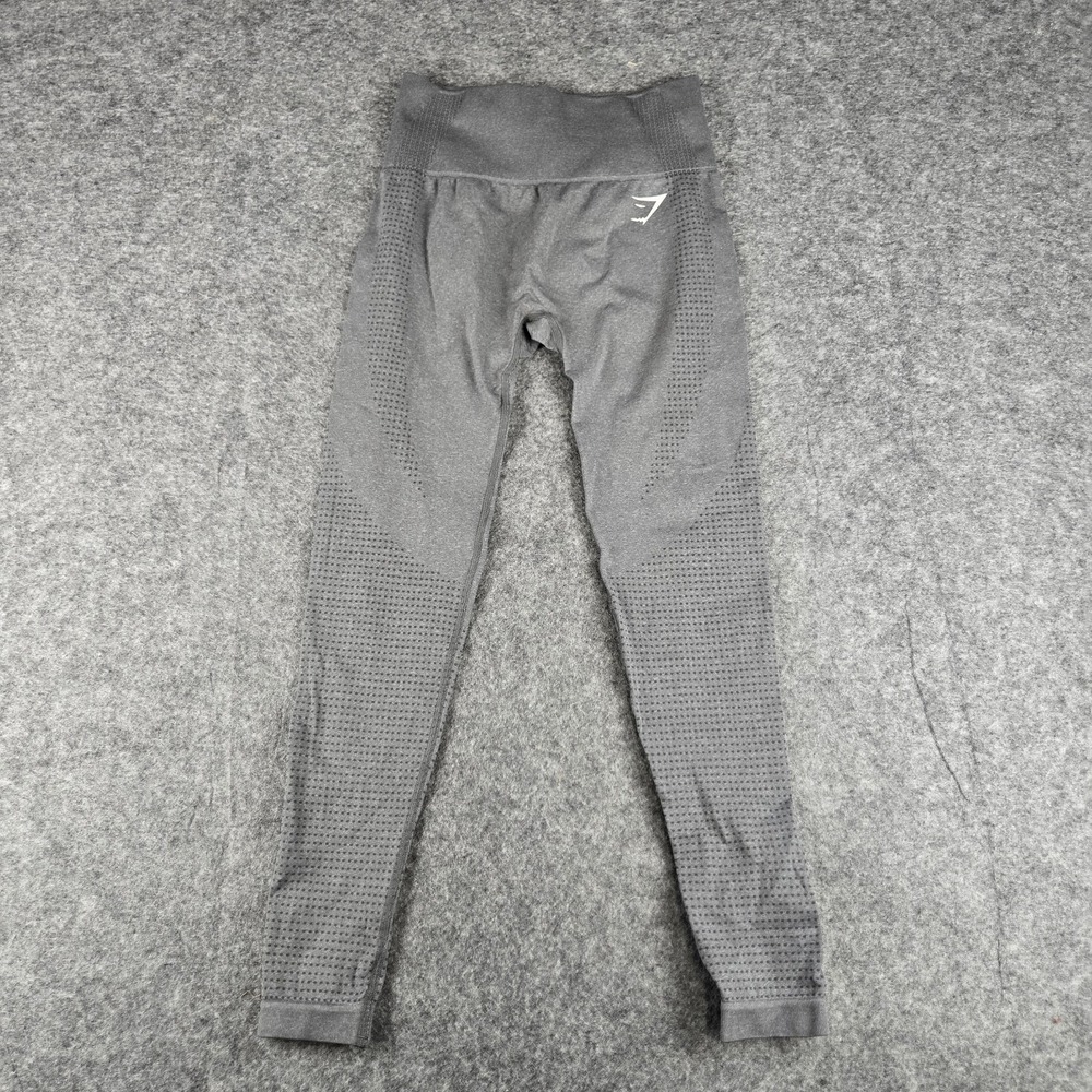 Gymshark‎ Vital Seamless 2.0 Leggings Warm Taupe Marl Women's XS Gym Tight 22x24